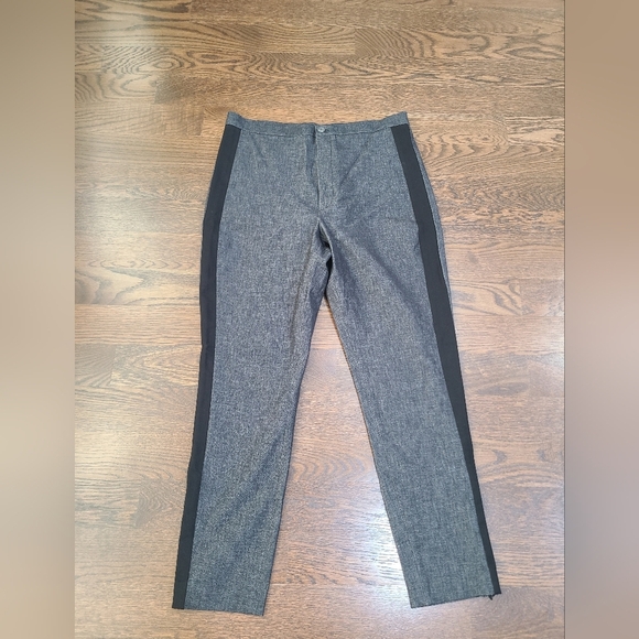 NWT Banana Republic Men's Gray and Black Pants Womens Sz.14 - Picture 1 of 9